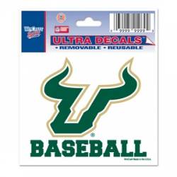 University Of South Florida Bulls Baseball - 3x4 Ultra Decal