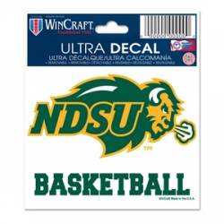 North Dakota State University Bison Basketball - 3x4 Ultra Decal