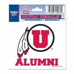 University Of Utah Utes Alumni - 3x4 Ultra Decal