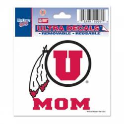University Of Utah Utes Mom - 3x4 Ultra Decal
