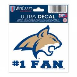 Montana State University Bobcats #1 Fan - 3x4 Ultra Decal
