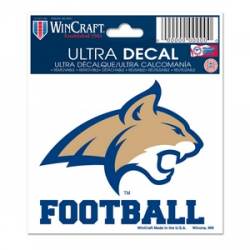 Montana State University Bobcats Football - 3x4 Ultra Decal