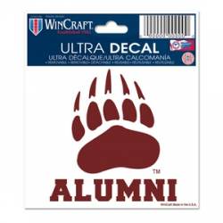 University Of Montana Grizzlies Alumni - 3x4 Ultra Decal