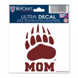 University Of Montana Grizzlies Mom - 3x4 Ultra Decal