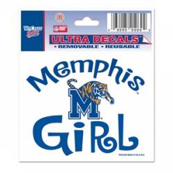 University Of Memphis Tigers Girl - 3x4 Ultra Decal