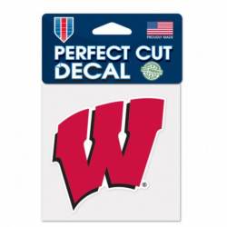 University Of Wisconsin Badgers - 4x4 Die Cut Decal