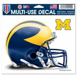 University Of Michigan Wolverines Football Helmet - 5x6 Ultra Decal
