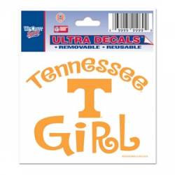 University Of Tennessee Volunteers Girl - 3x4 Ultra Decal