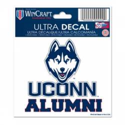 University Of Connecticut UCONN Huskies Alumni - 3x4 Ultra Decal