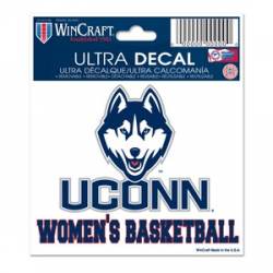 University Of Connecticut UCONN Huskies Women's Basketball - 3x4 Ultra Decal