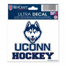 University Of Connecticut UCONN Huskies Hockey - 3x4 Ultra Decal