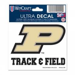 Purdue University Boilermakers Track & Field - 3x4 Ultra Decal