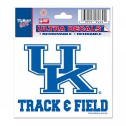 University Of Kentucky Wildcats Track & Field - 3x4 Ultra Decal