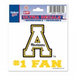Appalachian State University Mountaineers #1 Fan - 3x4 Ultra Decal