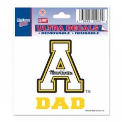 Appalachian State University Mountaineers Dad - 3x4 Ultra Decal