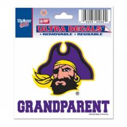 East Carolina University Pirates Grandparent - 3x4 Ultra Decal