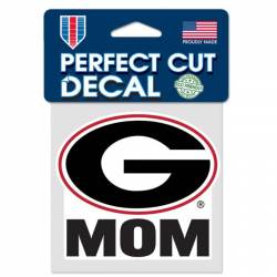 University Of Georgia Bulldogs Mom - 4x4 Die Cut Decal