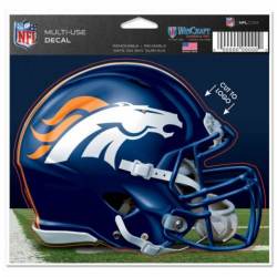 Denver Broncos Helmet - 4.5x5.75 Die Cut Ultra Decal