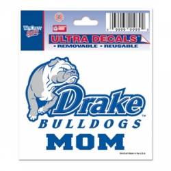 Drake University Bulldogs Mom - 3x4 Ultra Decal