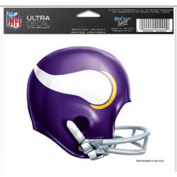 Minnesota Vikings Retro Helmet - 5x6 Ultra Decal