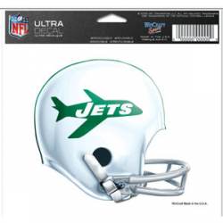 New York Jets Retro Helmet - 5x6 Ultra Decal