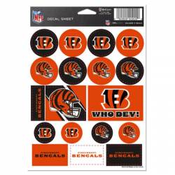 Cincinnati Bengals - 5x7 Sticker Sheet