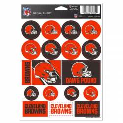 Cleveland Browns - 5x7 Sticker Sheet
