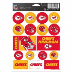 Kanas City Chiefs - 5x7 Sticker Sheet