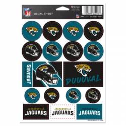 Jacksonville Jaguars - 5x7 Sticker Sheet