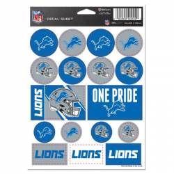 Detroit Lions - 5x7 Sticker Sheet