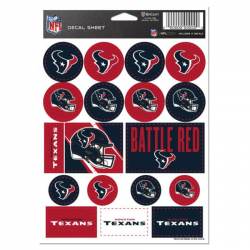 Houston Texans - 5x7 Sticker Sheet