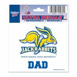 South Dakota State University Jackrabbits Dad - 3x4 Ultra Decal