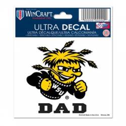 Wichita State University Shockers Dad - 3x4 Ultra Decal