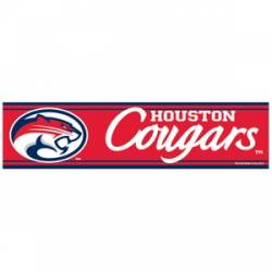 University Of Houston Cougars - 3x12 Bumper Sticker Strip