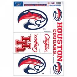 University Of Houston Cougars - Set of 5 Ultra Decals