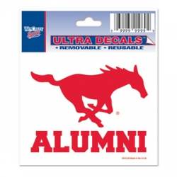Southern Methodist University Mustangs Alumni - 3x4 Ultra Decal