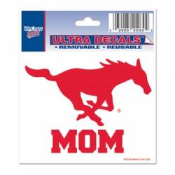 Southern Methodist University Mustangs Mom - 3x4 Ultra Decal