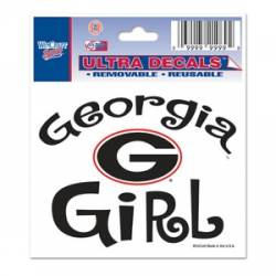 University Of Georgia Bulldogs Girl - 3x4 Ultra Decal