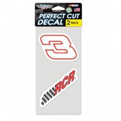 Richard Childress Racing #3 - Set of Two 4x4 Die Cut Decals