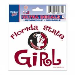 Florida State University Seminoles Girl - 3x4 Ultra Decal