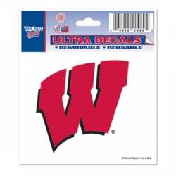 University Of Wisconsin Badgers - 3x4 Ultra Decal