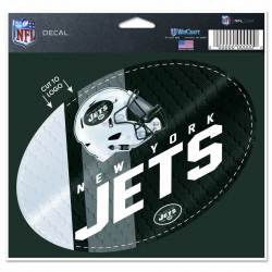 New York Jets - 3.5x5 Vinyl Oval Sticker