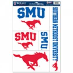 Southern Methodist University Mustangs - Set of 5 Ultra Decals