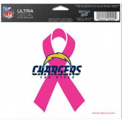 San Diego Chargers Breast Cancer Awareness - 5x6 Ultra Decal