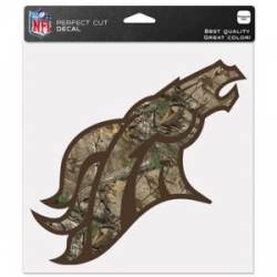 Denver Broncos Camouflage - 8x8 Full Color Die Cut Decal