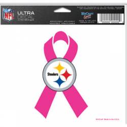 Pittsburgh Steelers Breast Cancer Awareness - 5x6 Ultra Decal