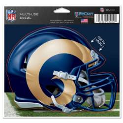 St. Louis Rams Blue & Gold Helmet - 4.5x5.75 Die Cut Ultra Decal