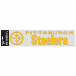 Pittsburgh Steelers Yellow - 4x16 Die Cut Decal