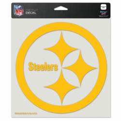 Pittsburgh Steelers Yellow Logo - 8x8 Full Color Die Cut Decal