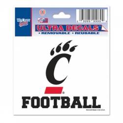 University Of Cincinnati Bearcats Football - 3x4 Ultra Decal